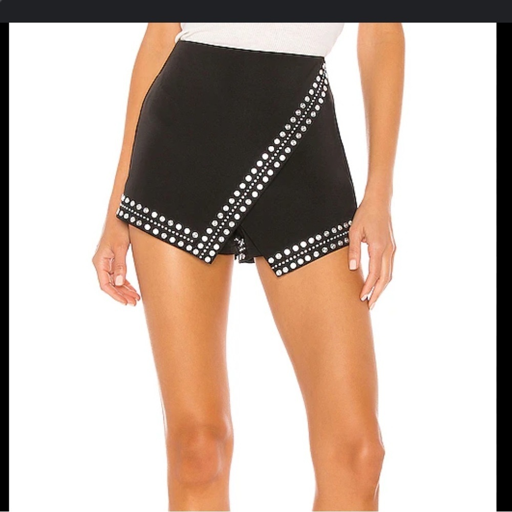 NBD x Naven Revolve Black Studded Women's Shorts.  Size small